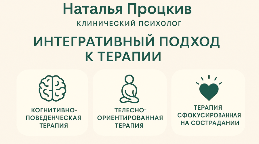 Психолог Наталья Процкив: Целостный подход к вашему здоровью